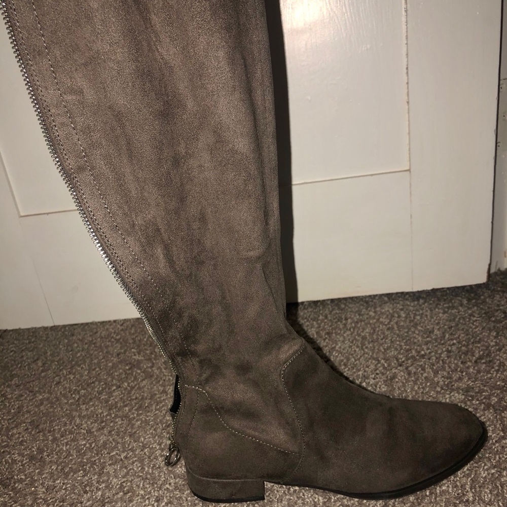Charlotte Russe suede over the knee boots